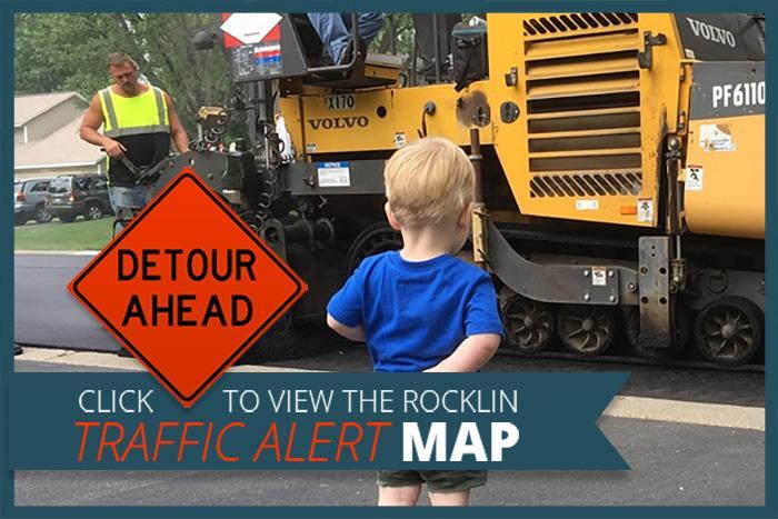 Click to Access a Map of Road Closures in Rocklin