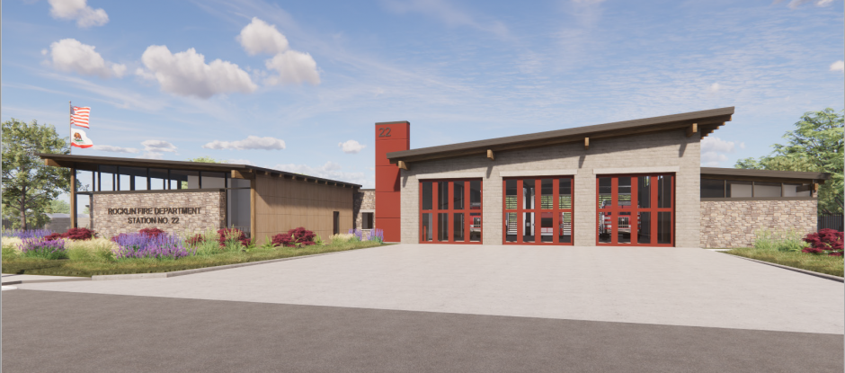 Rocklin Fire Station 22 Conceptual Rendering