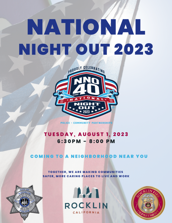 National Night Out City of Rocklin