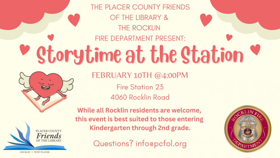 2025 Valentine's Storytime at the Station