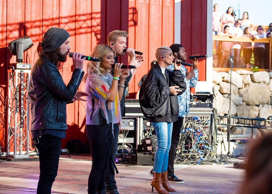 Pentatonix performing at Rocklin's Quarry Park